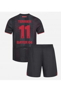 Bayer Leverkusen Martin Terrier #11 Jalkapallovaatteet Lasten Kotipeliasu 2025-26 Lyhythihainen (+ Lyhyet housut)